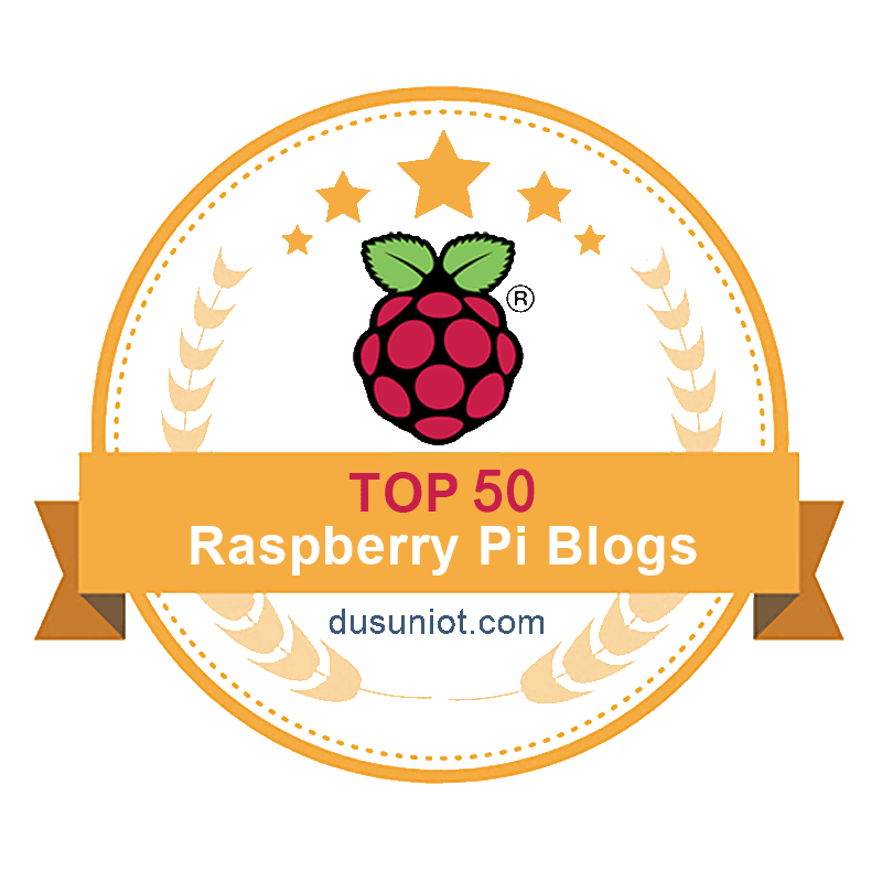 Top Raspberry Pi Blogs badage