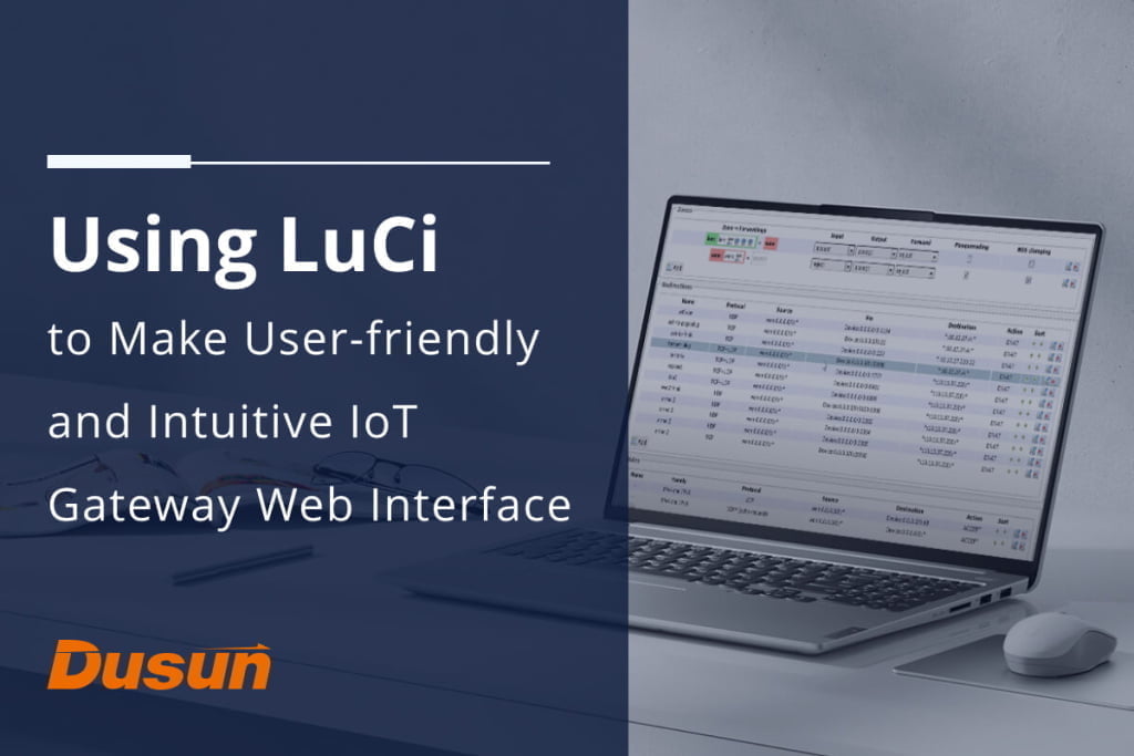 using luci to make iot gateway web interface