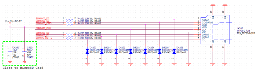 sd card interface circuit