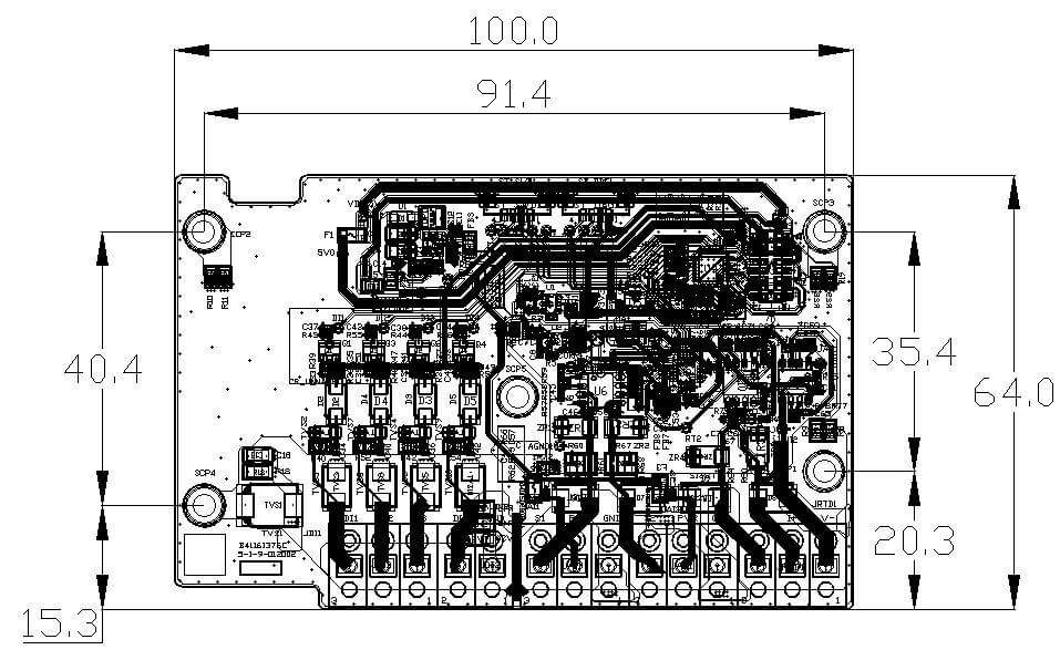 dsgw 560 middle plate